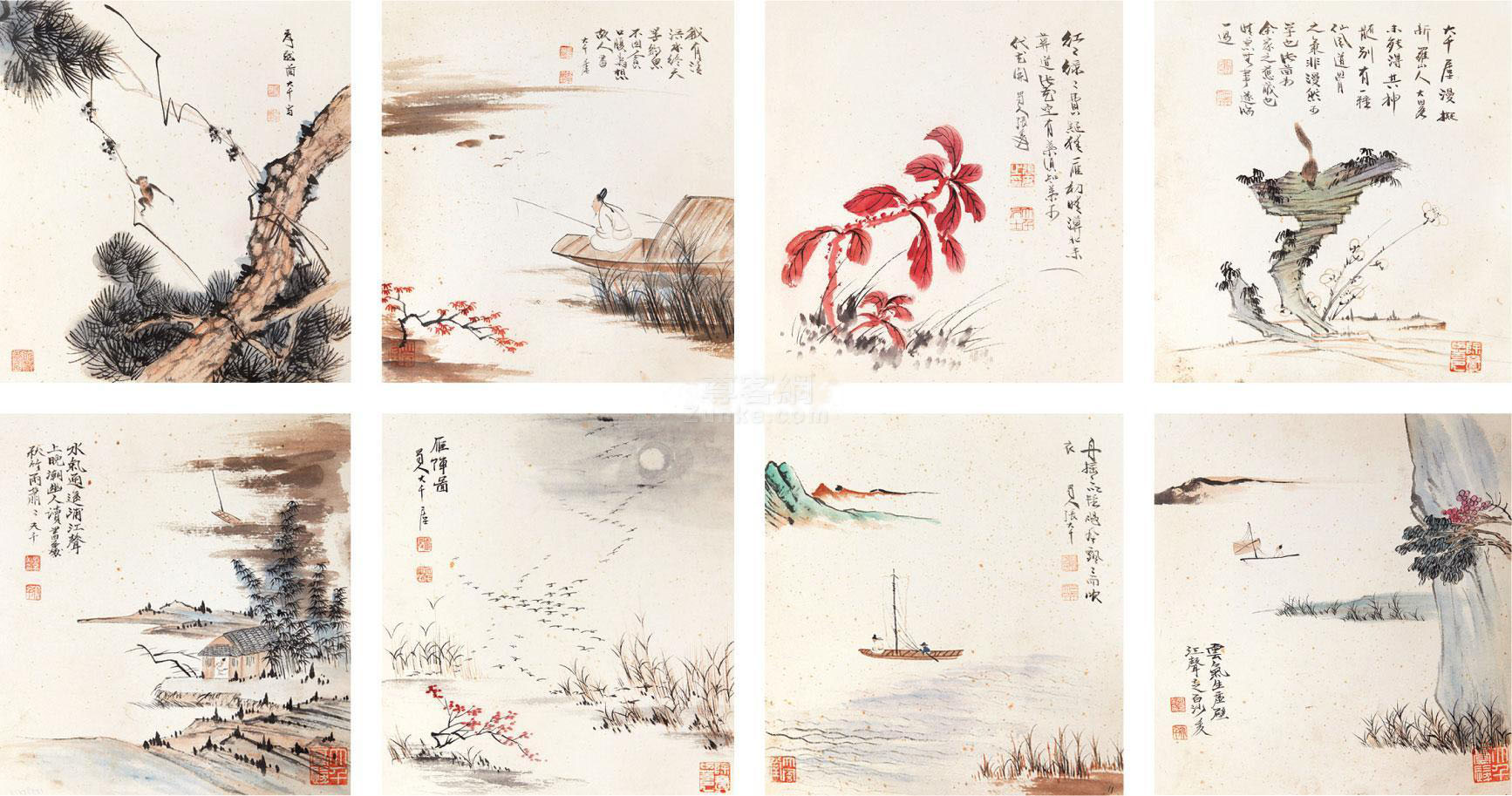 �Ŵ�ǧ ����ɽˮ���� ��ҳ ֽ����Ʒ����