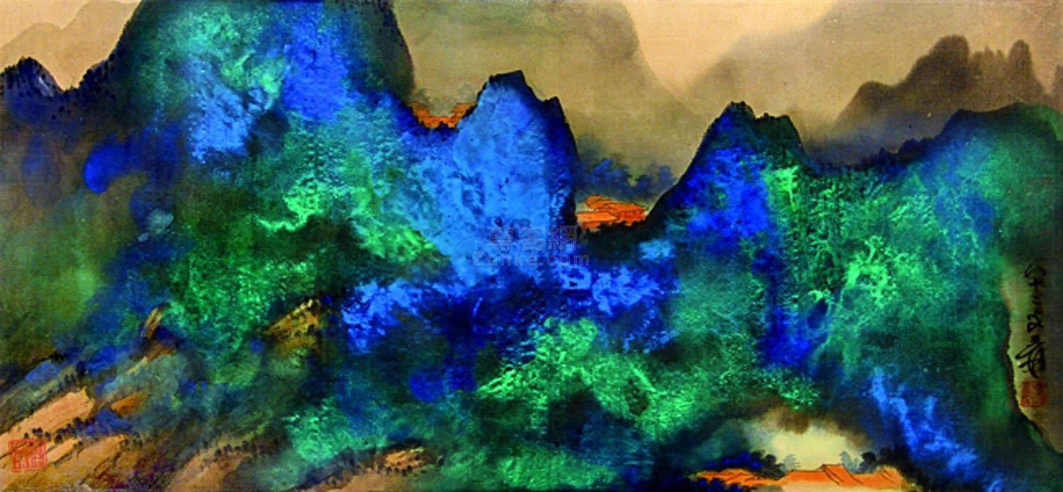 �Ŵ�ǧ ��īɽˮ ��Ƭ ֽ����Ʒ����