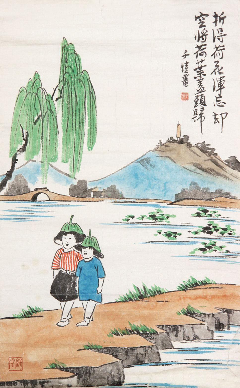 丰子恺作品欣赏书画资讯|三典轩书画网