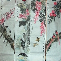 花鸟四条屏