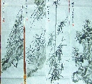 梅兰竹菊四屏