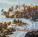 国画小品   李果图