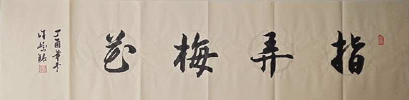 广西许峻铭作品《指弄梅花》