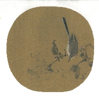 红蓼水禽图