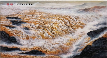 漭漭黄河涌涛
