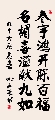 楷书 九十寿对（姚文长）