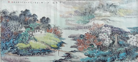 龙山樵夫作品——山水有清音