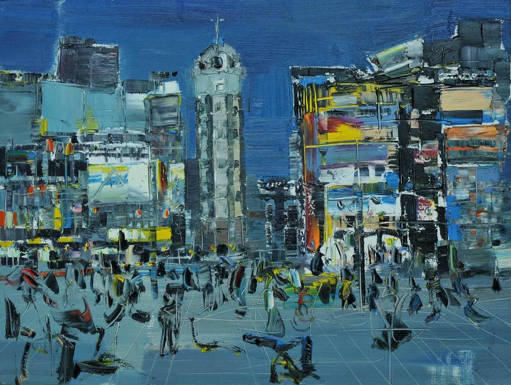 《重庆2009》 布面油画 80x60cm