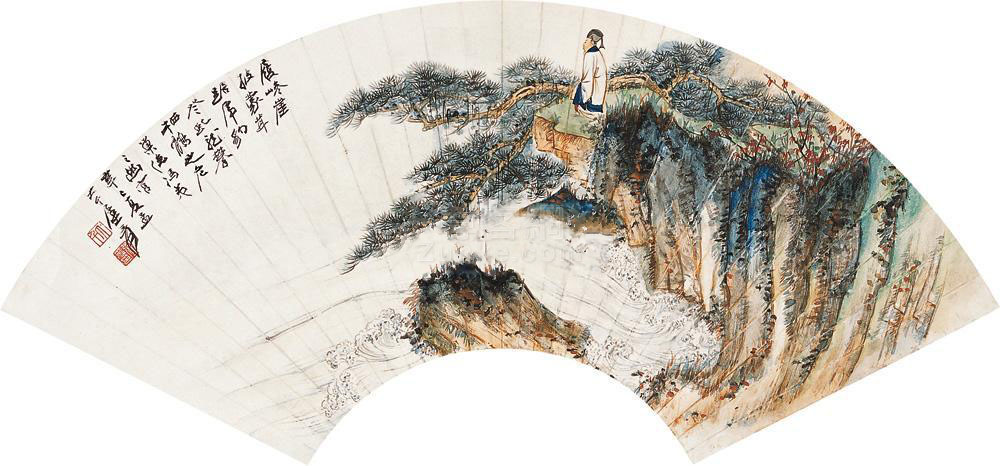 �Ŵ�ǧ ɽˮ�������� ��Ƭ ��ɫֽ�� �Ŵ�ǧ ɽˮ�������� ��Ʒ����