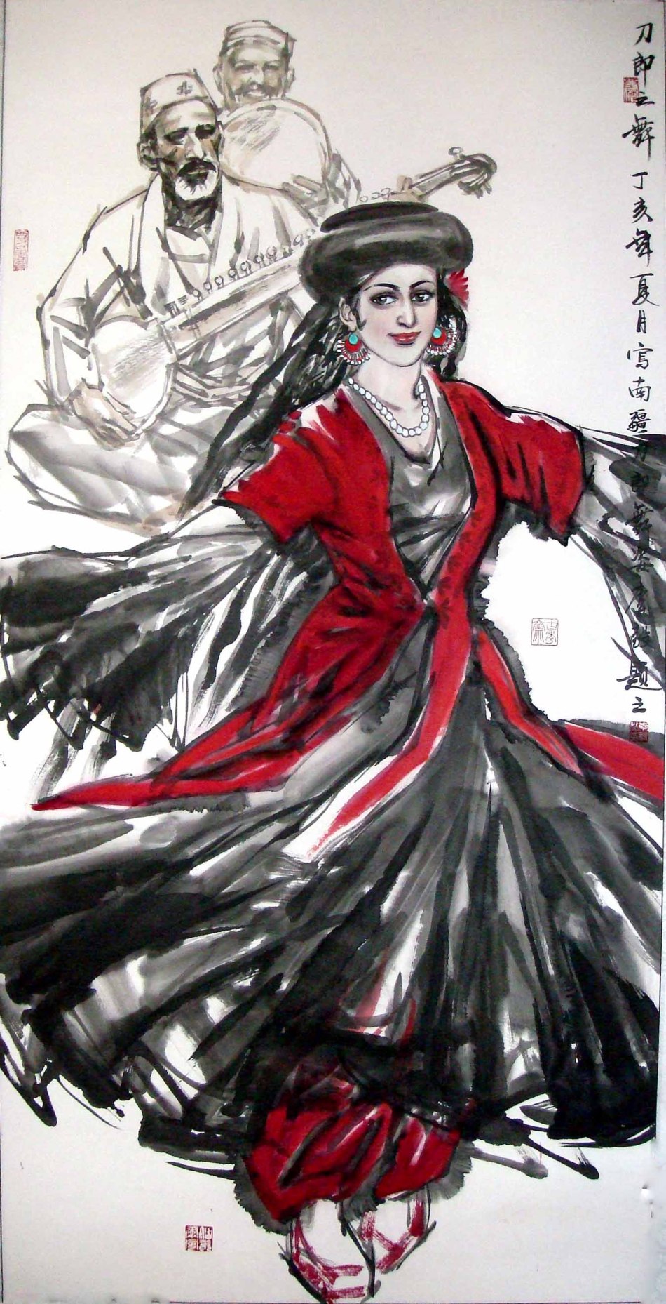 李毅 刀郎之舞68x136cm 当代