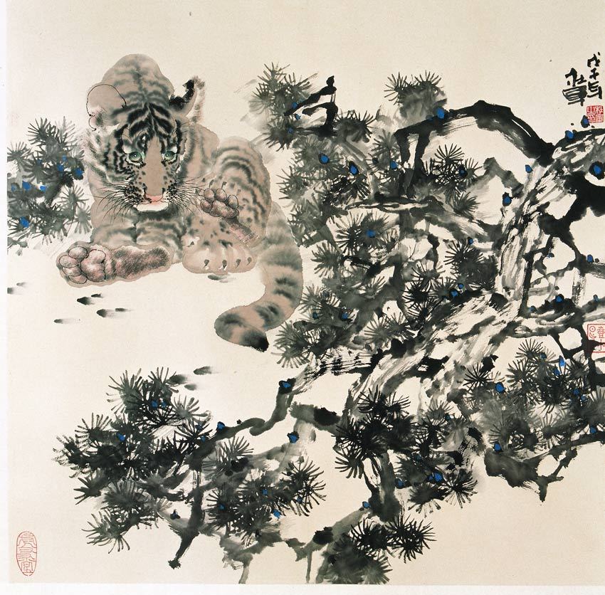 杜军听松-68x68-2009年杜军艺术作品大全