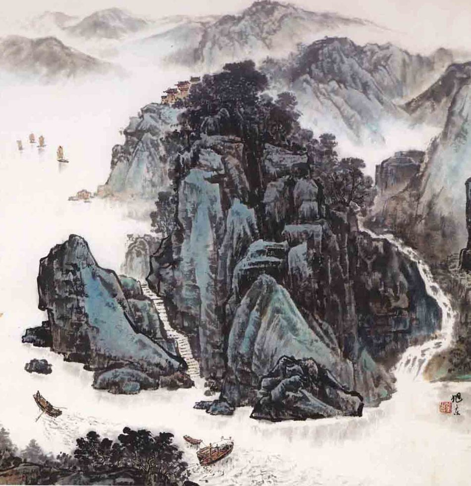 84058 长江小景作品欣赏