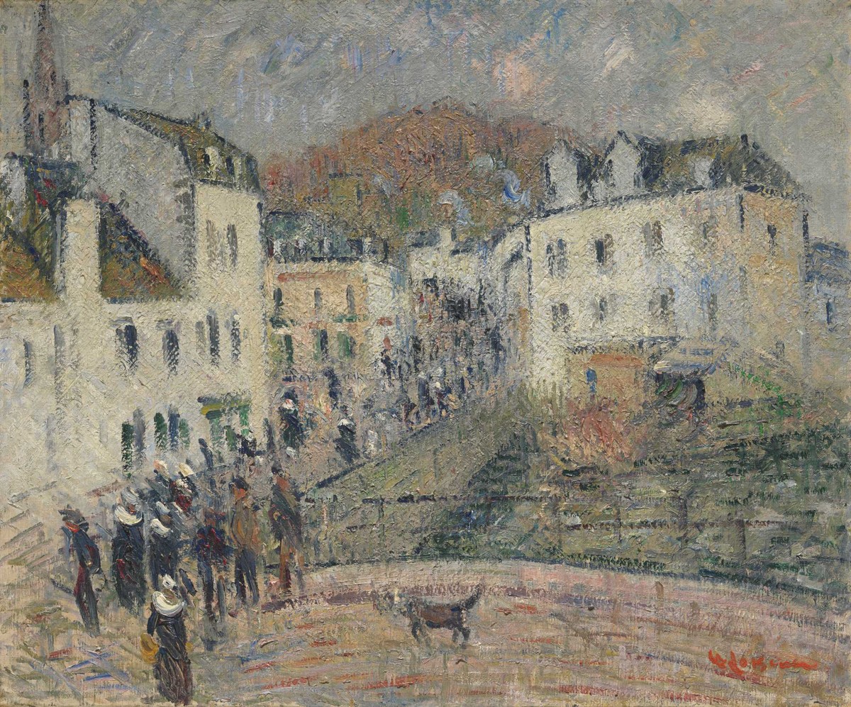 油画_3_gustave_loiseau-le_moulin_de_pont_aven0_古斯塔夫卢瓦索