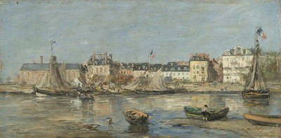 0004_印象派油画_3_eugene_boudin-trouville__le_port70_尤金布丹-尤