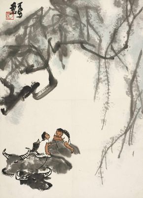 0048_李可染国画作品集_墨迹共享艺术_李可染_(141)0