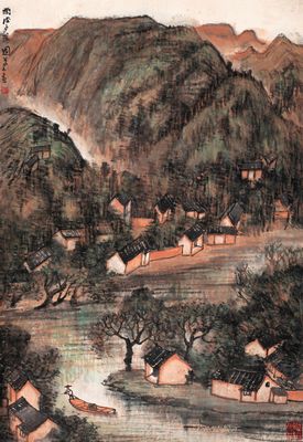 0111_李可染国画作品集_墨迹共享艺术_李可染_(42)0