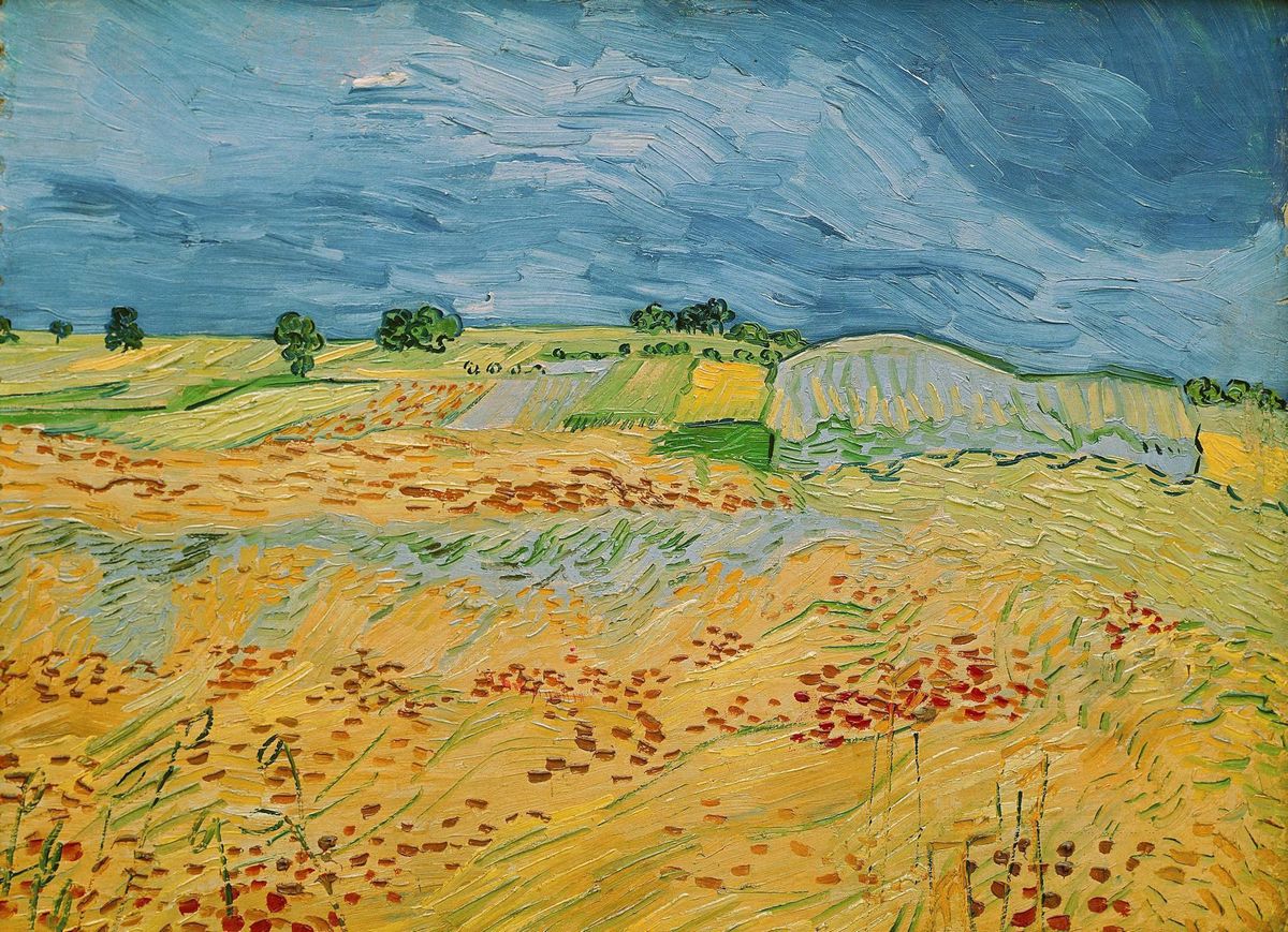 [油画高清大图]0075_梵高风景油画作品jpg格式_landscape_at_auvers