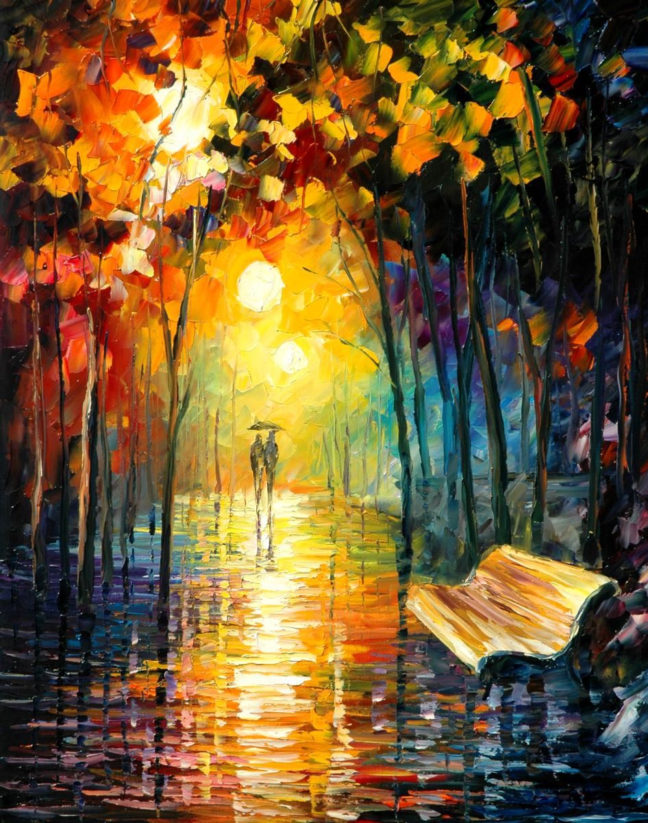 0108 阿夫列莫夫绘画油画图集TIF leonid afremov作品 26 油画超高清大图原图扫描真迹全图书画图片下载