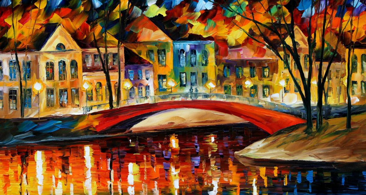 油画高清大图0157阿夫列莫夫绘画油画图集tifleonidafremov作品70真迹