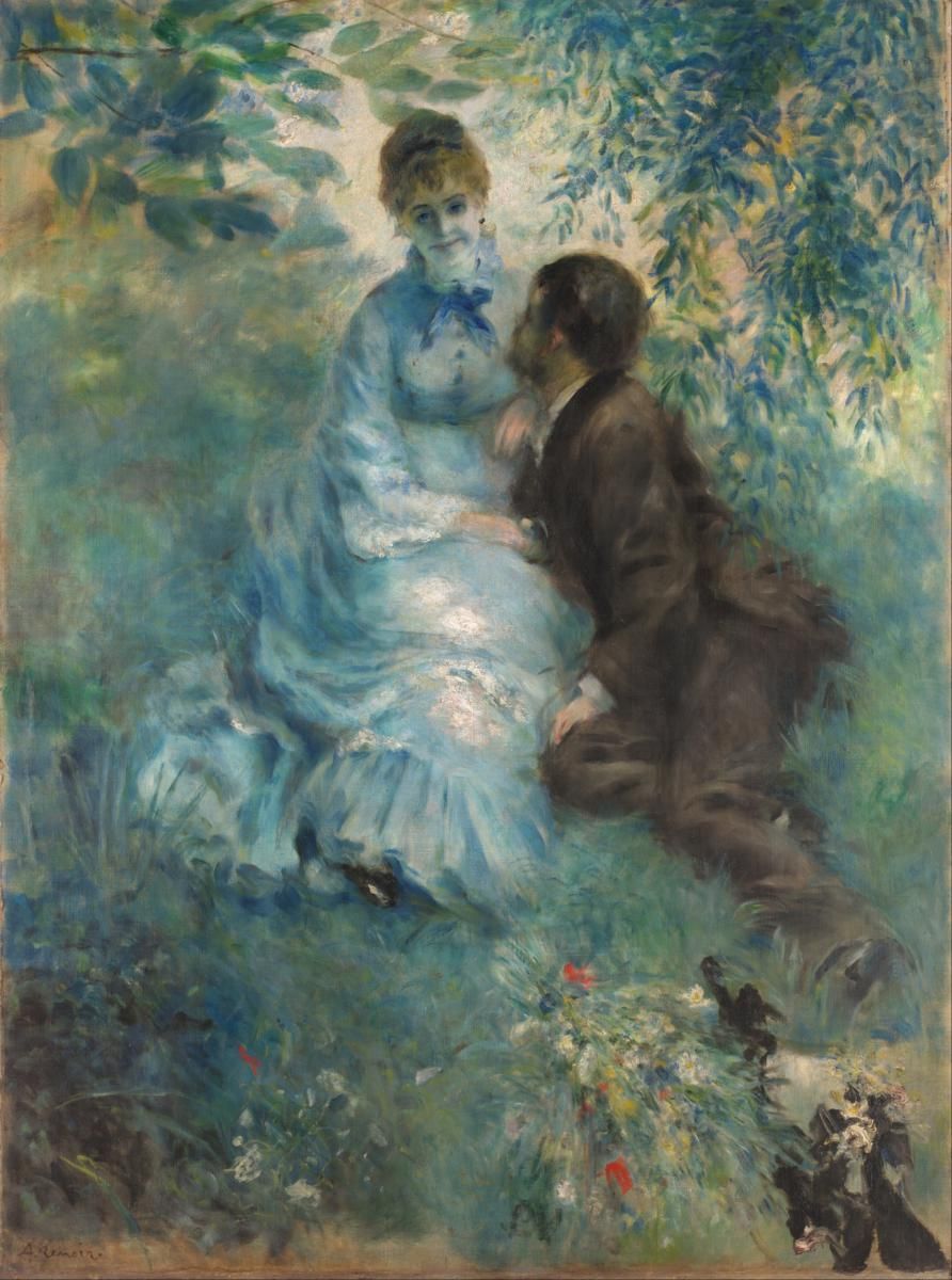 0021_雷诺阿绘画油画图集TIF格式_Auguste_Renoir_-_Lovers