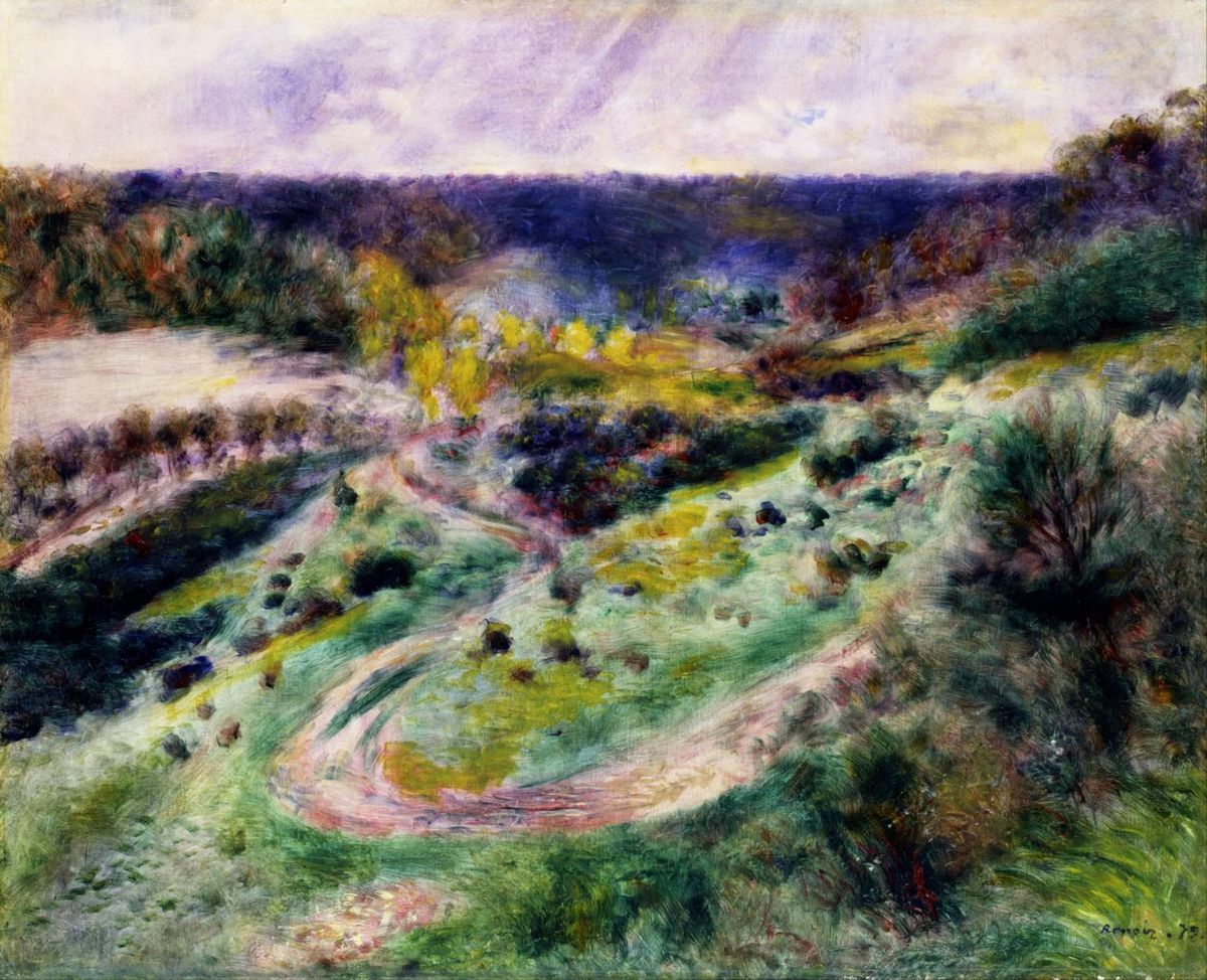 Tif Pierre Auguste Renoir Road At Wargemont