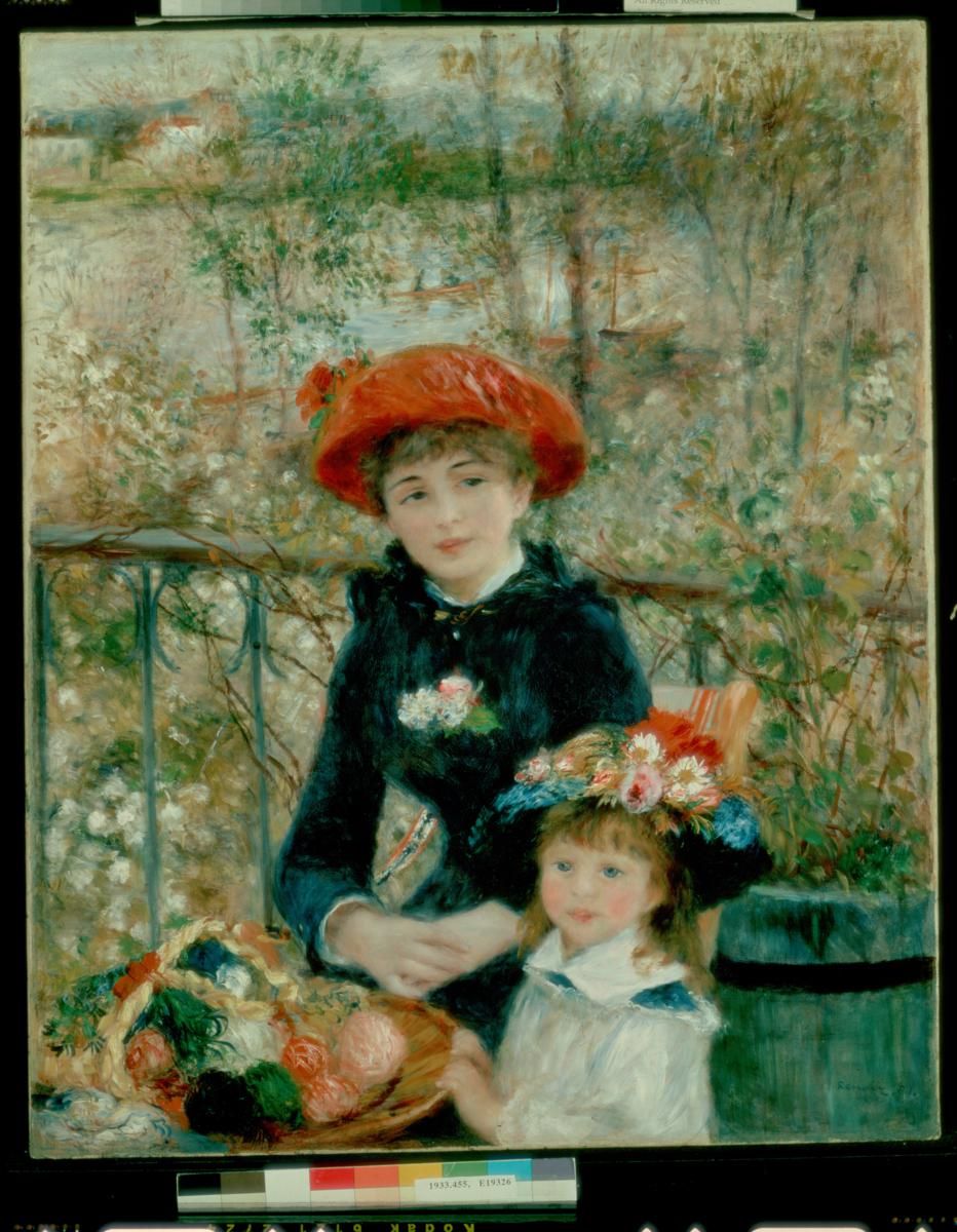 0113_雷诺阿绘画油画图集TIF格式_Renoir_Pierre-Auguste_-_The_Two_Sisters__On_the_Terrace___uncorrected_
