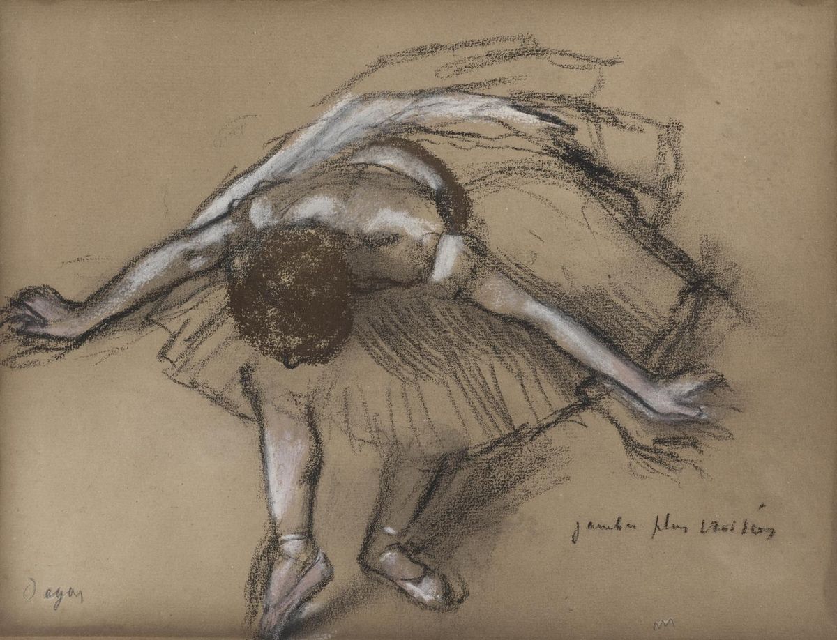 0032_德加绘画油画图集TIF_Edgar_Degas_-_Dancer