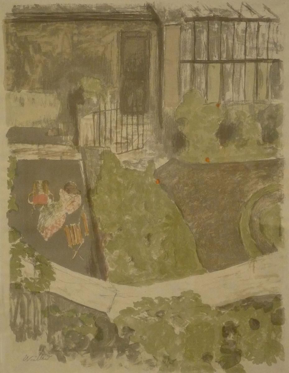 0026_维亚尔绘画油画图集TIF_Edouard_Vuillard-Jardin_devant_latelier
