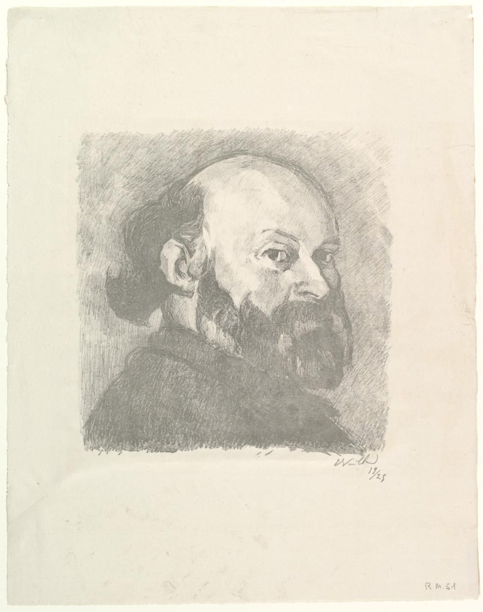 0085_维亚尔绘画油画图集TIF_Edouard_Vuillard-Portrait_of_Cezanne