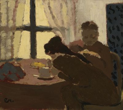 0082_维亚尔绘画油画图集tif_edouard_vuillard-petit_dejeuner