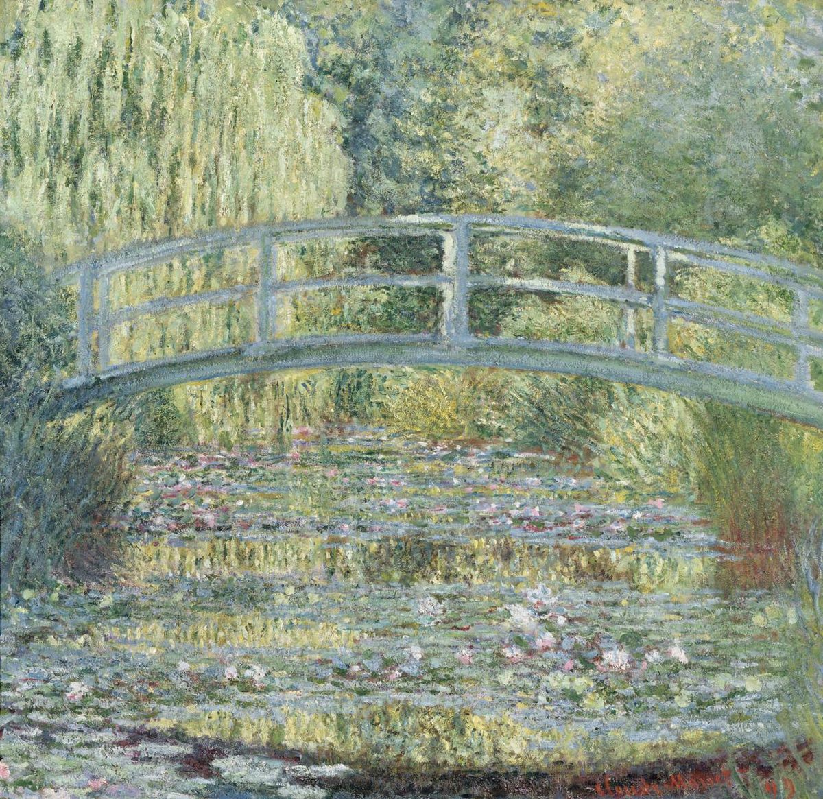 0029_莫奈睡莲系列_高清喷绘素材_Water-Lily_Pond_Symphony_in_Green_1899