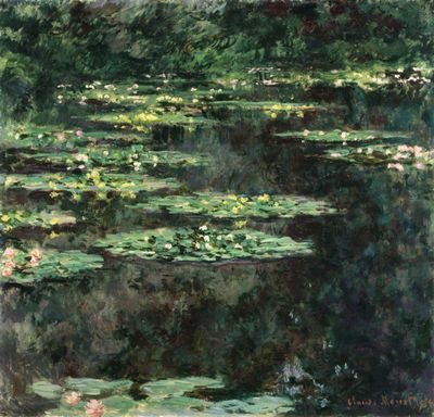 0014_莫奈睡莲系列_高清喷绘素材_Water-Lilies_1904