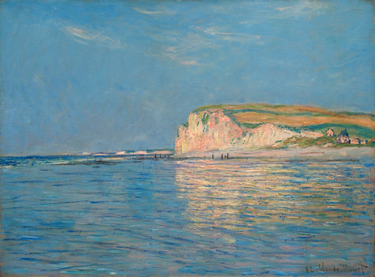 0763 莫奈高清油画绘画作品JPG格式 Claude Monet Paintings 1525 paintings Low Tide