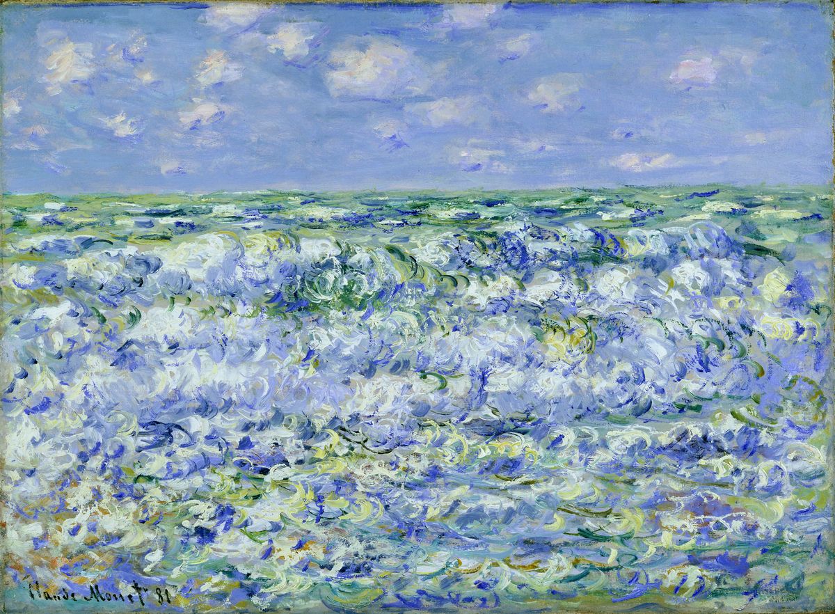 1209_莫奈高清油画绘画作品JPG格式_Claude_Monet_Paintings_-_1525_paintings_Waves_Breaking_1881