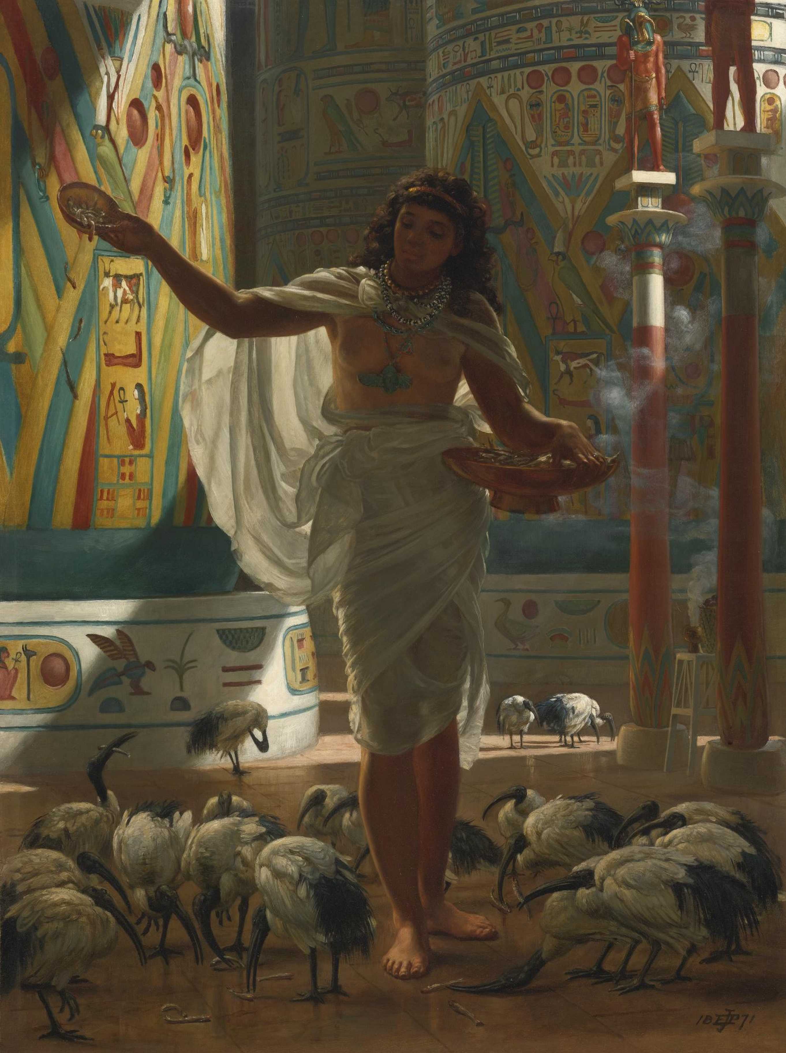 油画高清大图0055劳伦斯阿尔玛达德玛维多利亚油画埃及希腊人物素材