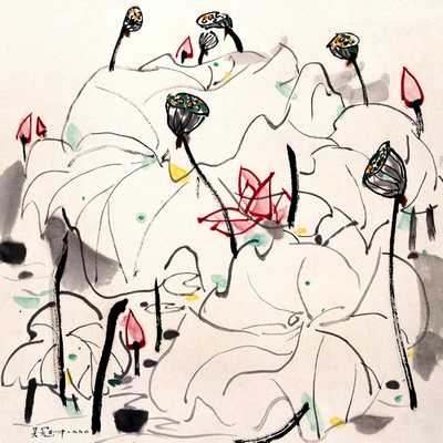 0045_吴冠中绘画作品集高清图TIF格式_吴冠中_作品-__21_-吴冠中