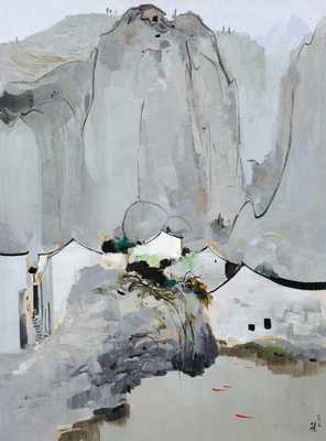 0050_吴冠中绘画作品集高清图TIF格式_吴冠中_作品-__214_-吴冠中