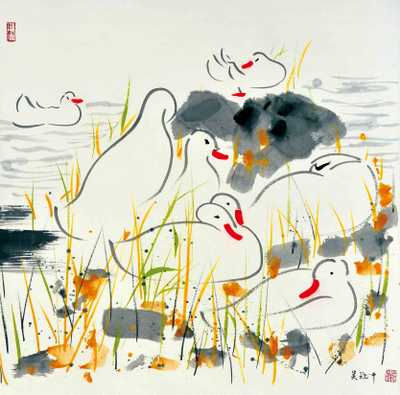 0135_吴冠中绘画作品集高清图TIF格式_吴冠中_作品-__90_-吴冠中