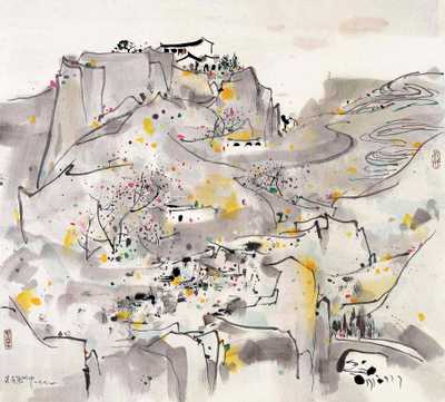 0143_吴冠中绘画作品集高清图TIF格式_吴冠中_作品-__98_-吴冠中