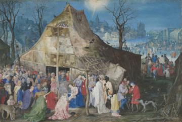 0058_英国伦敦美术馆藏画高清09第九辑-Jan-Brueghel-the-Elder——The-Adoration-of-the-Kings_6288x4226PX_TIF_300DPI_77_0_老勃鲁盖尔