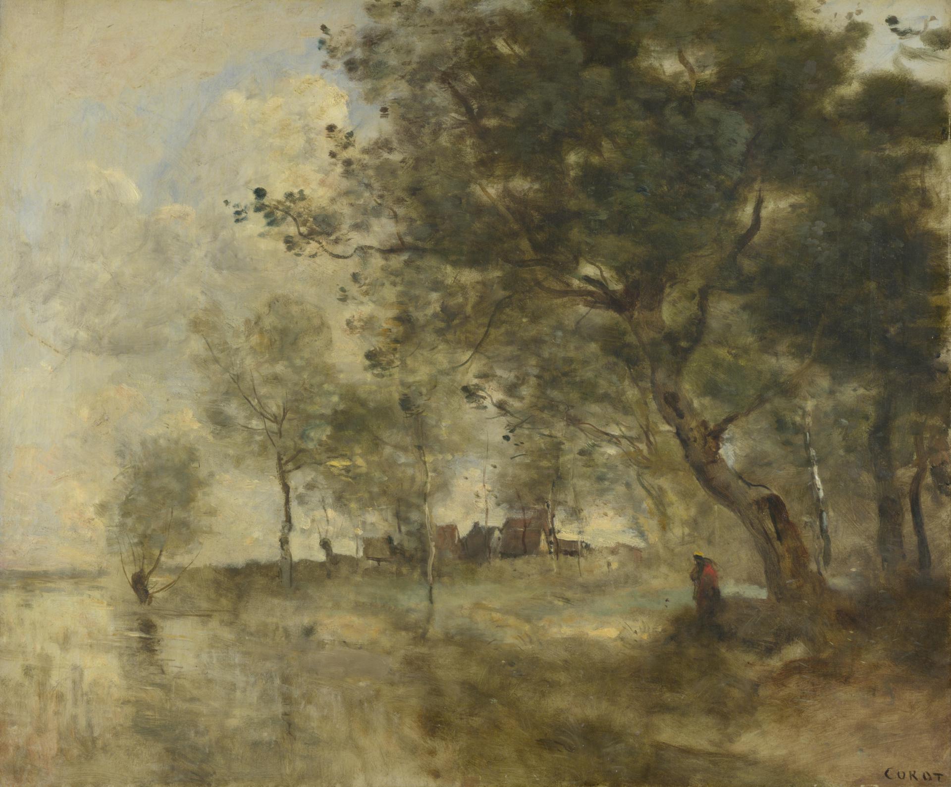 油画高清大图0027巴比松画派卡米耶柯罗绘画作品专辑camillecorot