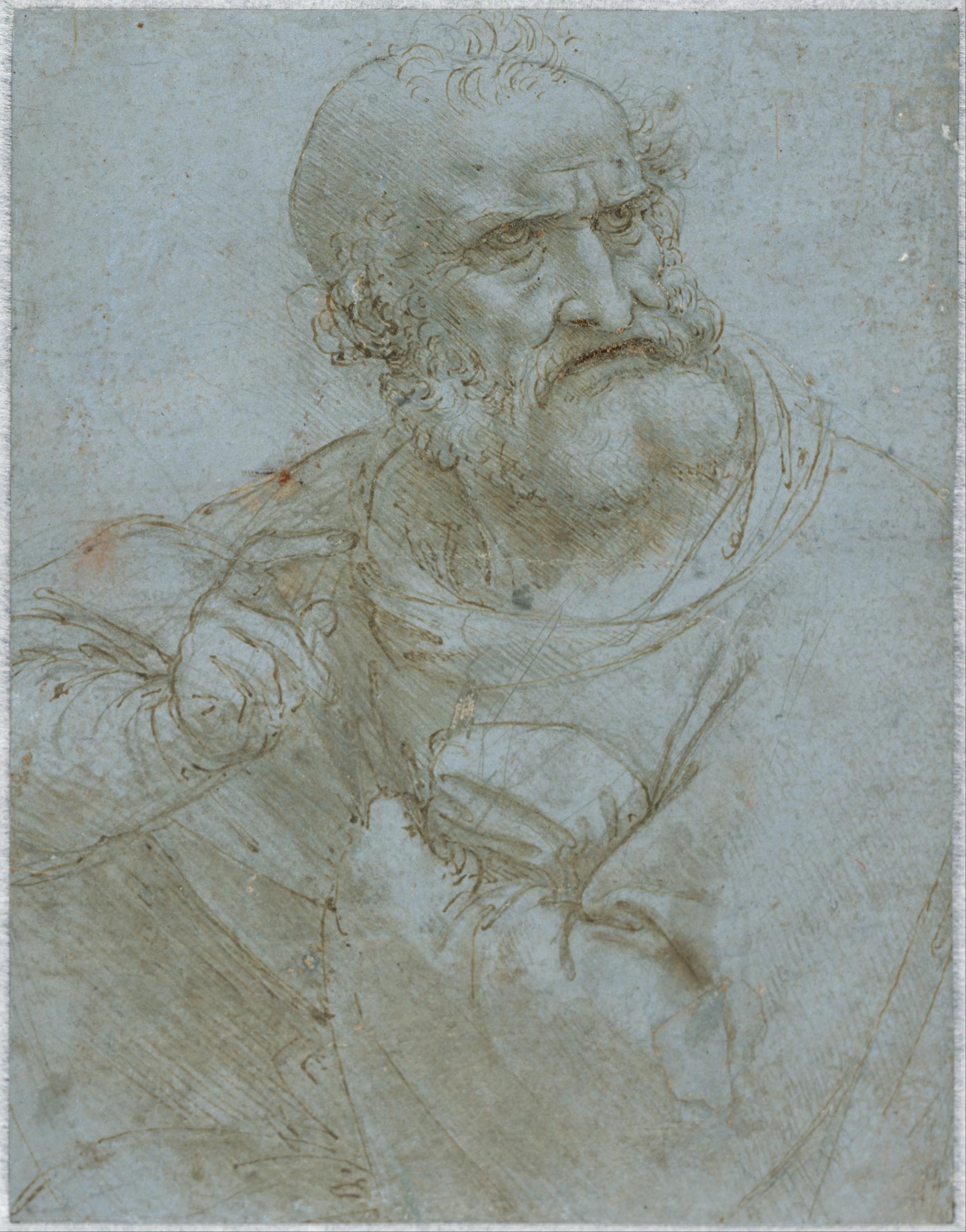 0022_达芬奇_Leonardo da Vinci 1452–1519-Half-Length Figure of an Apostle _3655x4661PX_TIF_97DPI_49_0
