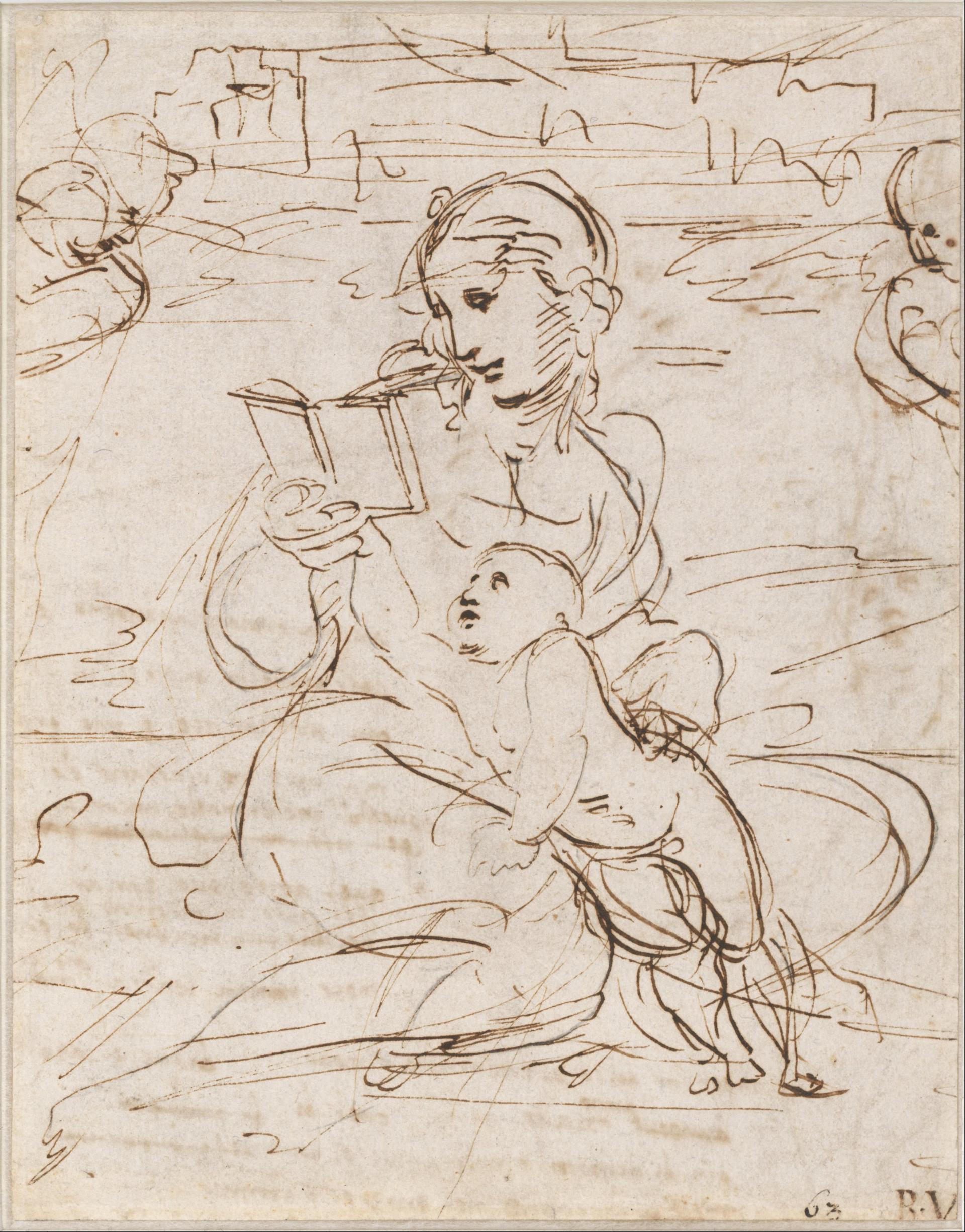 0083_拉斐尔_Raphael 1483–1520-Reading Madonna and Child in a Landscape bet_2545x3247PX_TIF_97DPI_24_0