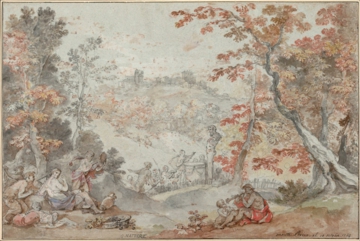 0109_纳托尔_Charles Joseph Natoire 1700–1777-Italian Fall Landscape with M_3159x2114PX_TIF_97DPI_19_0