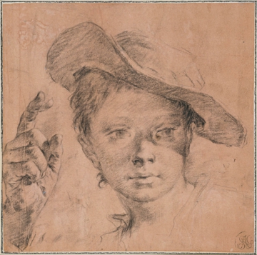0113_皮亚泽塔_Giovanni Battista Piazzetta 1682–1754-Portrait of a Boy Pointi_3647x3613PX_TIF_97DPI_38_0