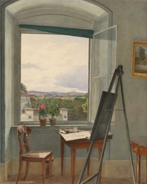 0145_雅各布_Jakob Alt 1789–1872-View ＦＲＯＭ the Artists Studio in Alservors_2996x3745PX_TIF_97DPI_32_0