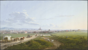 0146_雅各布_Jakob Alt 1789–1872-View of Vienna ＦＲＯＭ the Spinner on the Cro_3738x2114PX_TIF_97DPI_23_0