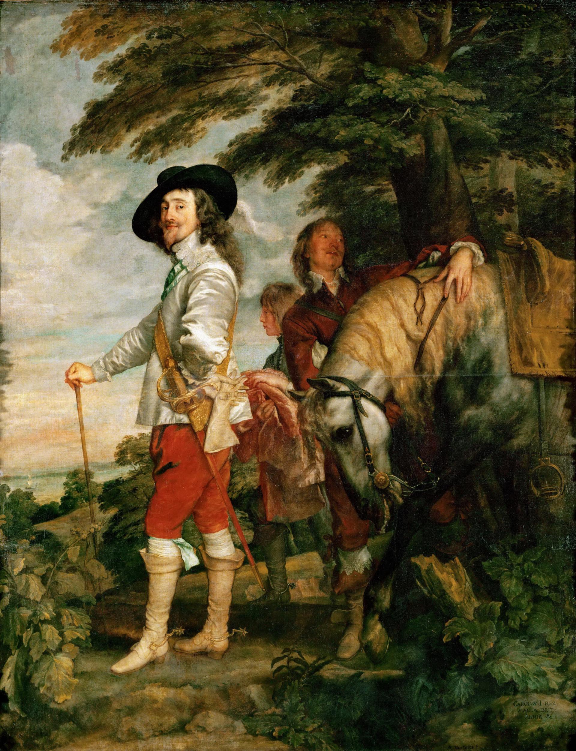 0027_凡戴克_Anthony van Dyck —— Charles I 1600-1649 in the Hunting Field_3233x4214PX_TIF_72DPI_39_0