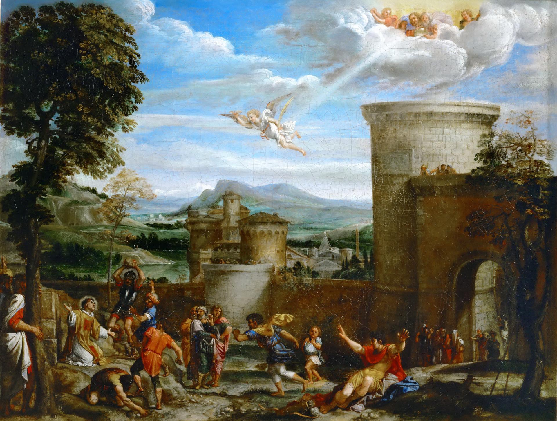 0049_卡拉齐_Annibale Carracci 1560-1609 —— Stoning of Saint Stephen_4018x3037PX_TIF_72DPI_35_0_阿尼巴尔卡拉齐