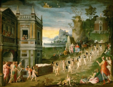 0050_卡隆_Antoine Caron 1521-1599 —— Allegory- The Funeral of Amor_4312x3335PX_TIF_72DPI_42_0